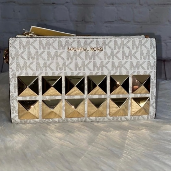 Michael Kors SINCLAIR Tote/JET SET Wristlet 2pc Set - Picture 6 of 8